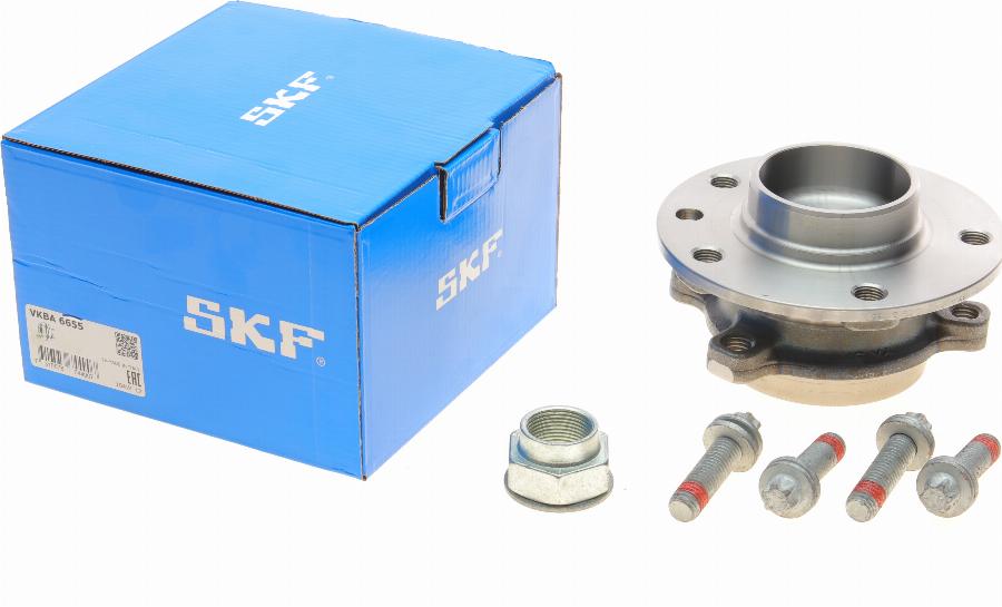 SKF VKBA 6655 - Комплект підшипника маточини колеса autocars.com.ua