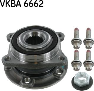 SKF VKBA 6662 - Комплект підшипника маточини колеса autocars.com.ua
