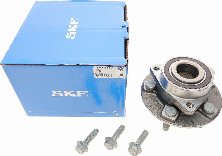 SKF VKBA 6667 - Комплект подшипника ступицы колеса avtokuzovplus.com.ua