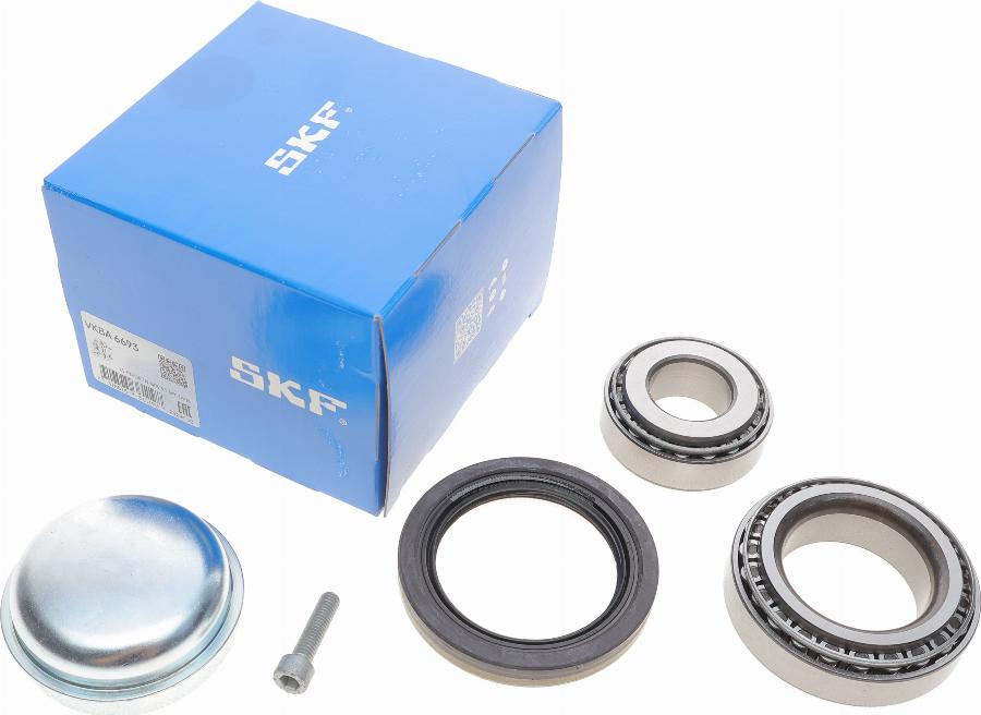 SKF VKBA 6693 - Комплект підшипника маточини колеса autocars.com.ua