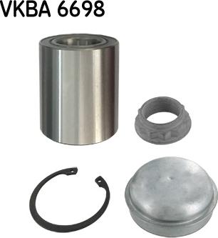 SKF VKBA 6698 - Комплект подшипника ступицы колеса autodnr.net