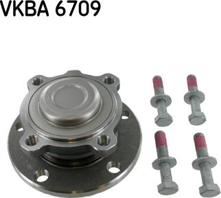 SKF VKBA 6709 - Комплект підшипника маточини колеса autocars.com.ua