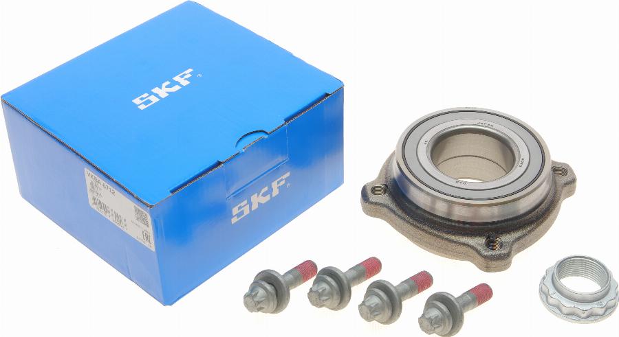 SKF VKBA 6712 - Комплект підшипника маточини колеса autocars.com.ua