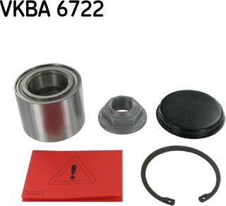 SKF VKBA 6722 - Комплект подшипника ступицы колеса avtokuzovplus.com.ua