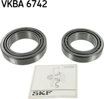 SKF VKBA 6742 - Комплект подшипника ступицы колеса autodnr.net
