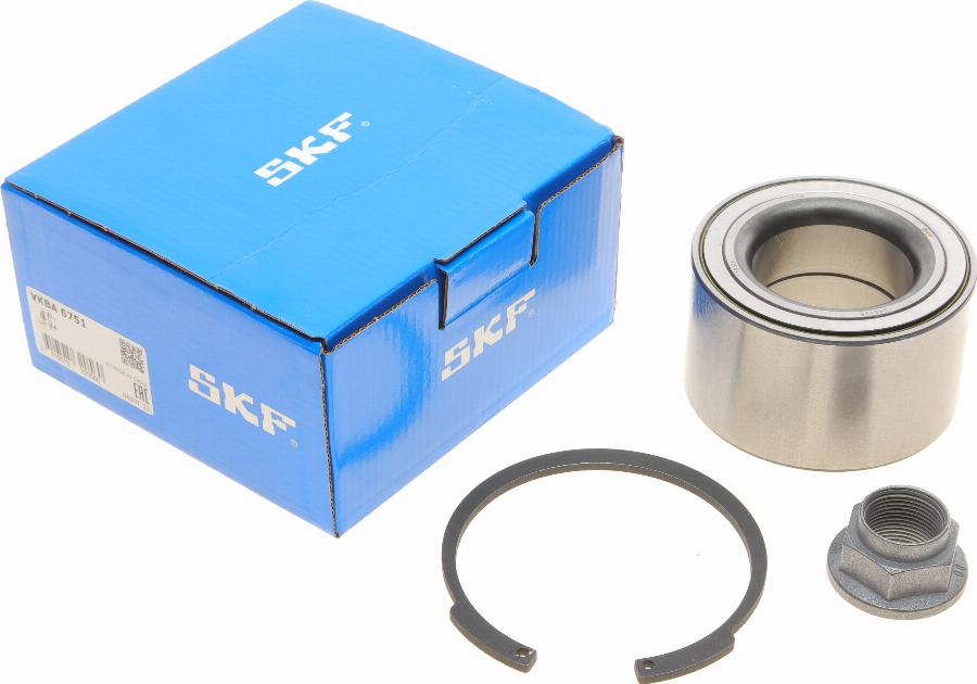 SKF VKBA 6751 - Комплект подшипника ступицы колеса avtokuzovplus.com.ua