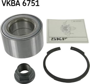 SKF VKBA 6751 - Комплект подшипника ступицы колеса avtokuzovplus.com.ua