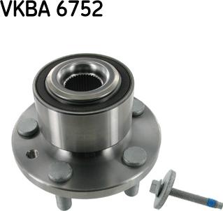 SKF VKBA 6752 - Комплект подшипника ступицы колеса autodnr.net