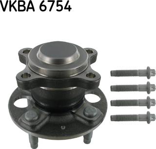 SKF VKBA 6754 - Комплект підшипника маточини колеса autocars.com.ua