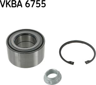SKF VKBA 6755 - Комплект підшипника маточини колеса autocars.com.ua