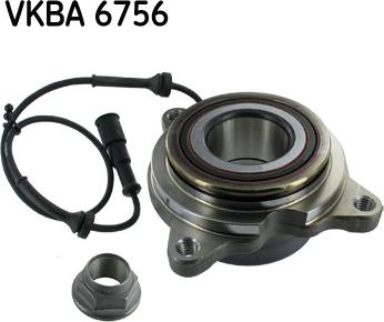 SKF VKBA 6756 - Комплект підшипника маточини колеса autocars.com.ua