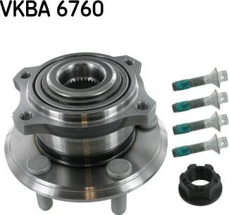 SKF VKBA 6760 - Комплект подшипника ступицы колеса autodnr.net