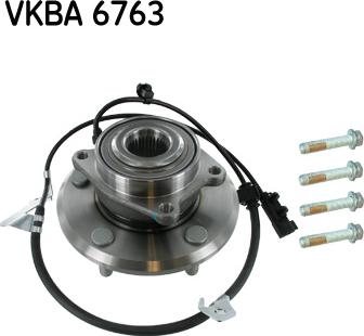 SKF VKBA 6763 - Комплект підшипника маточини колеса autocars.com.ua