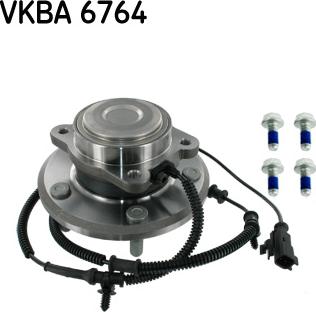 SKF VKBA 6764 - Комплект подшипника ступицы колеса autodnr.net