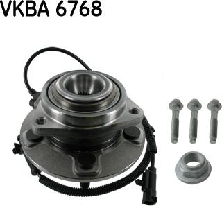 SKF VKBA 6768 - Комплект підшипника маточини колеса autocars.com.ua