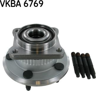 SKF VKBA 6769 - Комплект підшипника маточини колеса autocars.com.ua