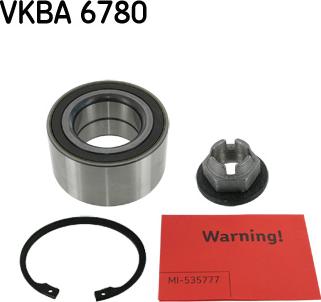 SKF VKBA 6780 - Комплект подшипника ступицы колеса autodnr.net