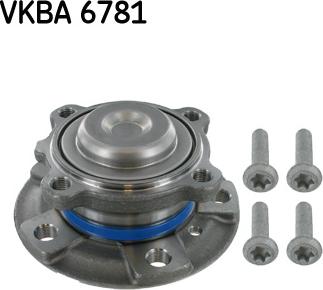 SKF VKBA 6781 - Комплект подшипника ступицы колеса avtokuzovplus.com.ua