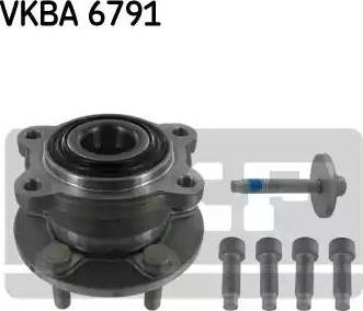SKF VKBA 6791 - Ступица колеса, поворотный кулак autodnr.net