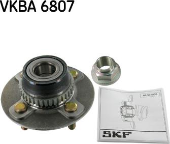 SKF VKBA 6807 - Маточина колеса autocars.com.ua
