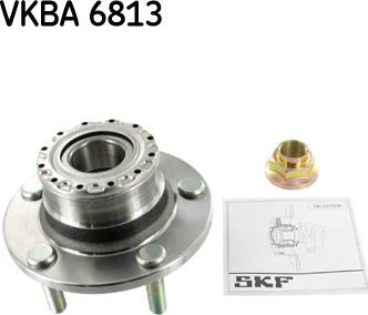 SKF VKBA 6813 - Комплект подшипника ступицы колеса avtokuzovplus.com.ua