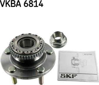 SKF VKBA 6814 - Ступица колеса, поворотный кулак avtokuzovplus.com.ua