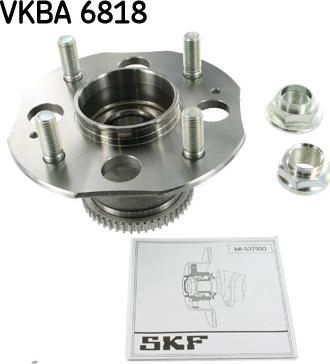 SKF VKBA 6818 - Комплект підшипника маточини колеса autocars.com.ua