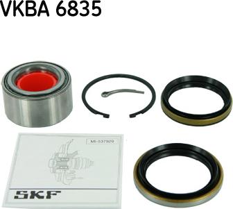 SKF VKBA 6835 - Комплект підшипника маточини колеса autocars.com.ua