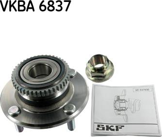 SKF VKBA 6837 - Ступица колеса, поворотный кулак autodnr.net