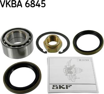 SKF VKBA 6845 - Комплект підшипника маточини колеса autocars.com.ua