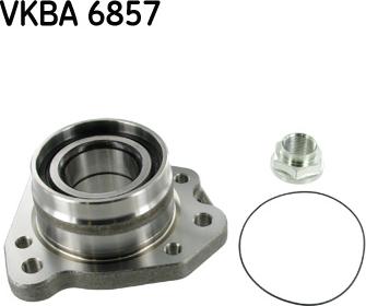 SKF VKBA 6857 - Комплект підшипника маточини колеса autocars.com.ua