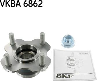 SKF VKBA 6862 - Комплект підшипника маточини колеса autocars.com.ua