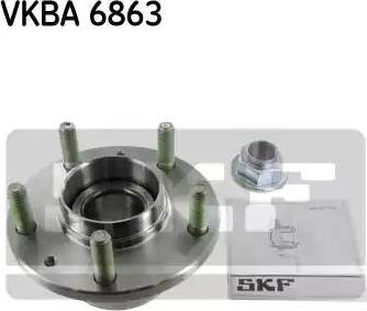 SKF VKBA 6863 - Ступица колеса, поворотный кулак avtokuzovplus.com.ua