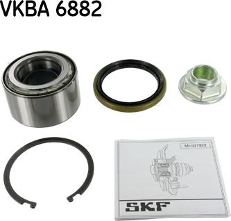 SKF VKBA 6882 - Комплект підшипника маточини колеса autocars.com.ua