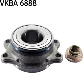 SKF VKBA 6888 - Комплект подшипника ступицы колеса avtokuzovplus.com.ua