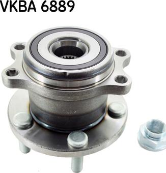 SKF VKBA 6889 - Комплект подшипника ступицы колеса avtokuzovplus.com.ua