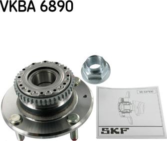 SKF VKBA 6890 - Ступица колеса, поворотный кулак avtokuzovplus.com.ua