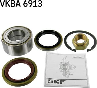 SKF VKBA 6913 - Комплект подшипника ступицы колеса autodnr.net