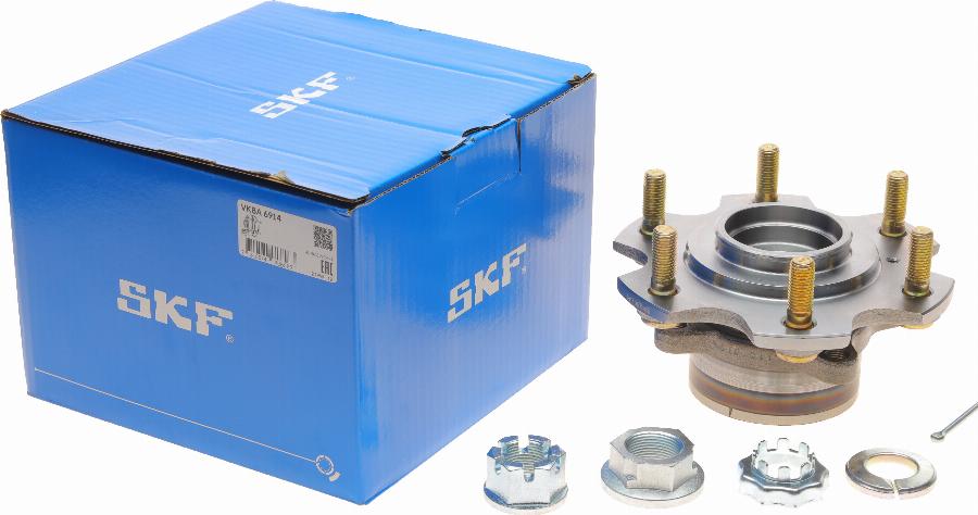 SKF VKBA 6914 - Комплект підшипника маточини колеса autocars.com.ua