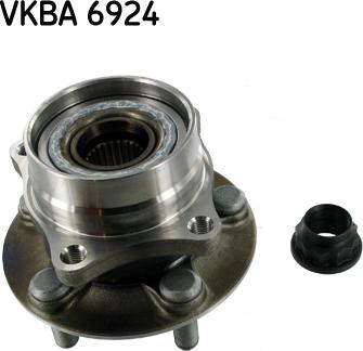 SKF VKBA 6924 - Комплект підшипника маточини колеса autocars.com.ua