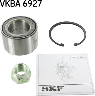 SKF VKBA 6927 - Комплект подшипника ступицы колеса autodnr.net
