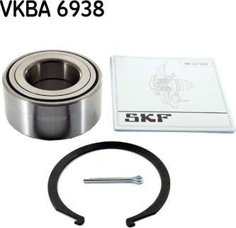 SKF VKBA 6938 - Комплект підшипника маточини колеса autocars.com.ua