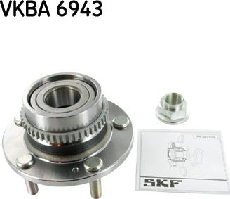 SKF VKBA 6943 - Ступица колеса, поворотный кулак autodnr.net