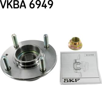 SKF VKBA 6949 - Маточина колеса autocars.com.ua