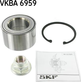 SKF VKBA 6959 - Комплект підшипника маточини колеса autocars.com.ua