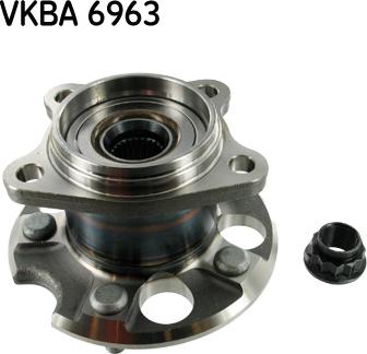 SKF VKBA 6963 - Комплект підшипника маточини колеса autocars.com.ua