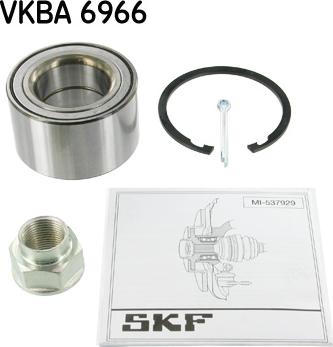 SKF VKBA 6966 - Комплект підшипника маточини колеса autocars.com.ua