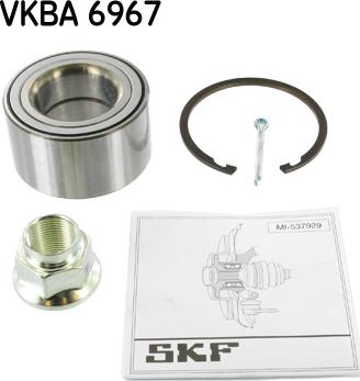 SKF VKBA 6967 - Комплект підшипника маточини колеса autocars.com.ua
