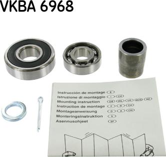 SKF VKBA 6968 - Комплект підшипника маточини колеса autocars.com.ua