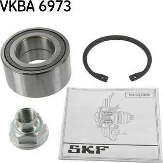 SKF VKBA 6973 - Комплект підшипника маточини колеса autocars.com.ua